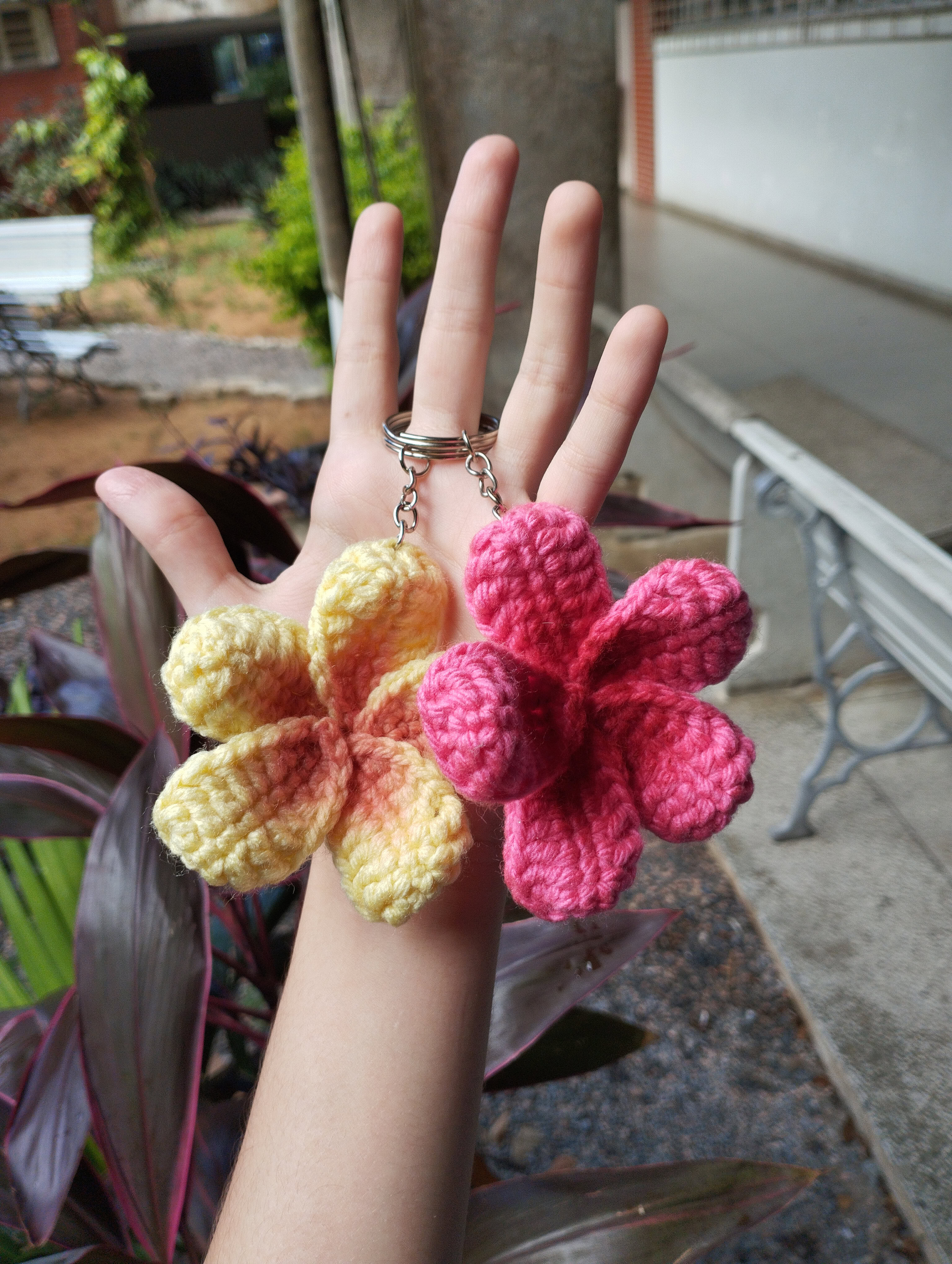 Chaveiro Flor de Croche em Natal-rn